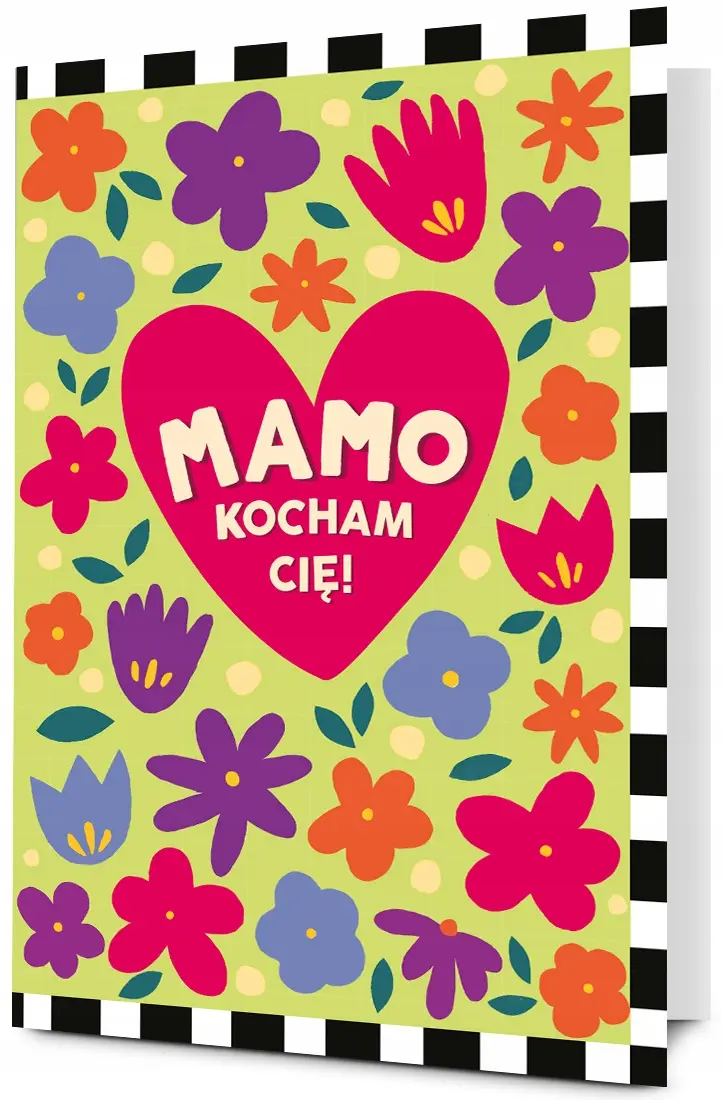 Kartka Dzień Matki 12,5 x 17,6 cm - Papiernicze i szkolne
