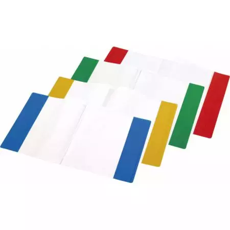 Okładka na zeszyt A5 (10 sztuk), mix kolorów - Papiernicze i szkolne