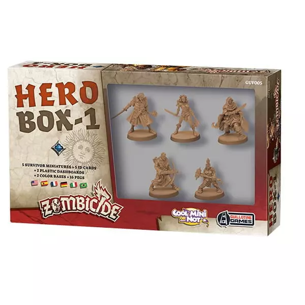 Gra Zombicide Czarna Plaga: Hero Box - Puzzle
