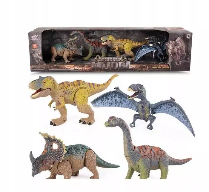 Figurki dinozaurów 4szt