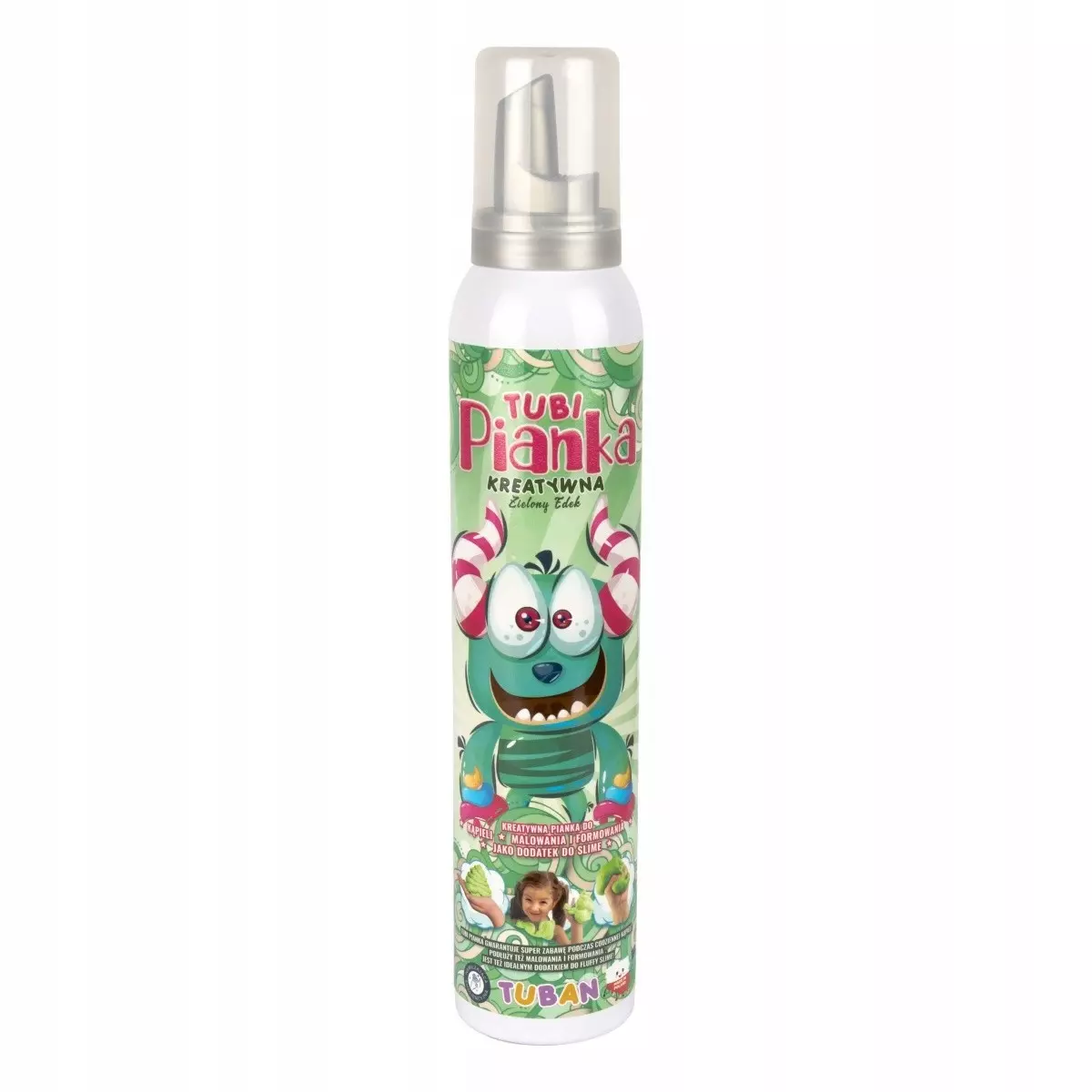 Tubi Pianka - Zielony Edek 200 ml - Zabawki