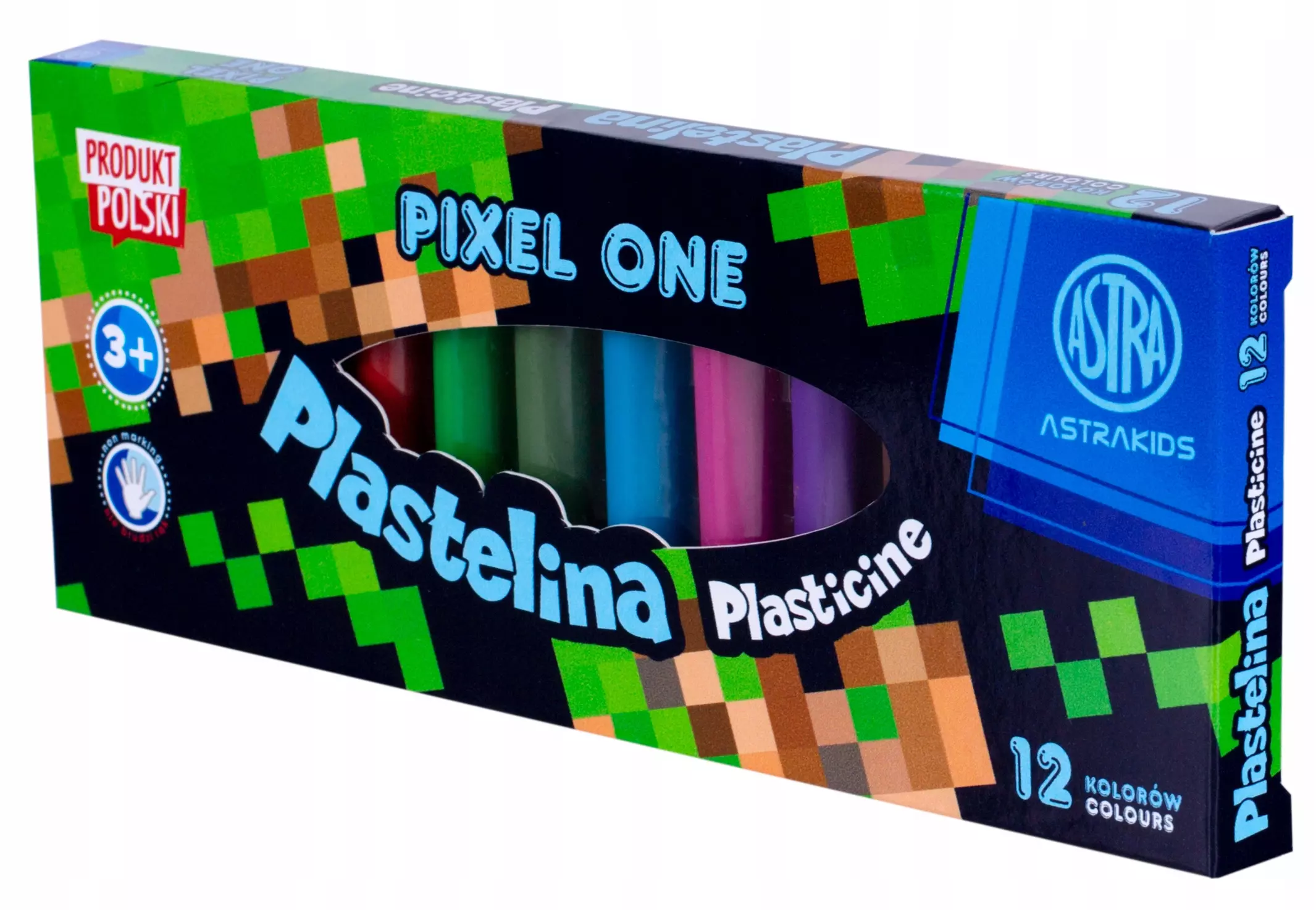 Plastelina Pixel One, 12 kolorów - Papiernicze i szkolne