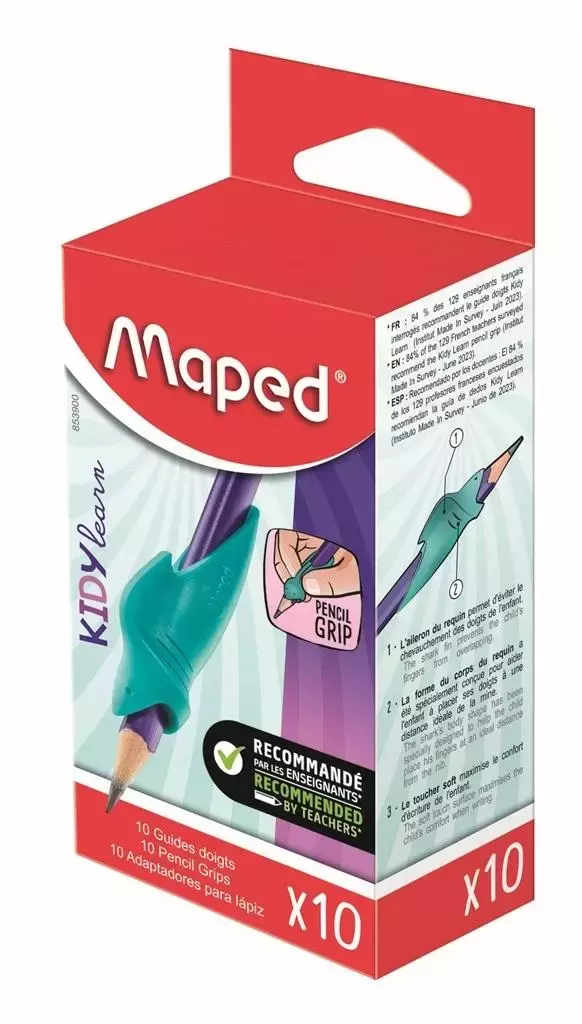 Nakładka ergonomiczna na ołówek 10szt MAPED - Papiernicze i szkolne