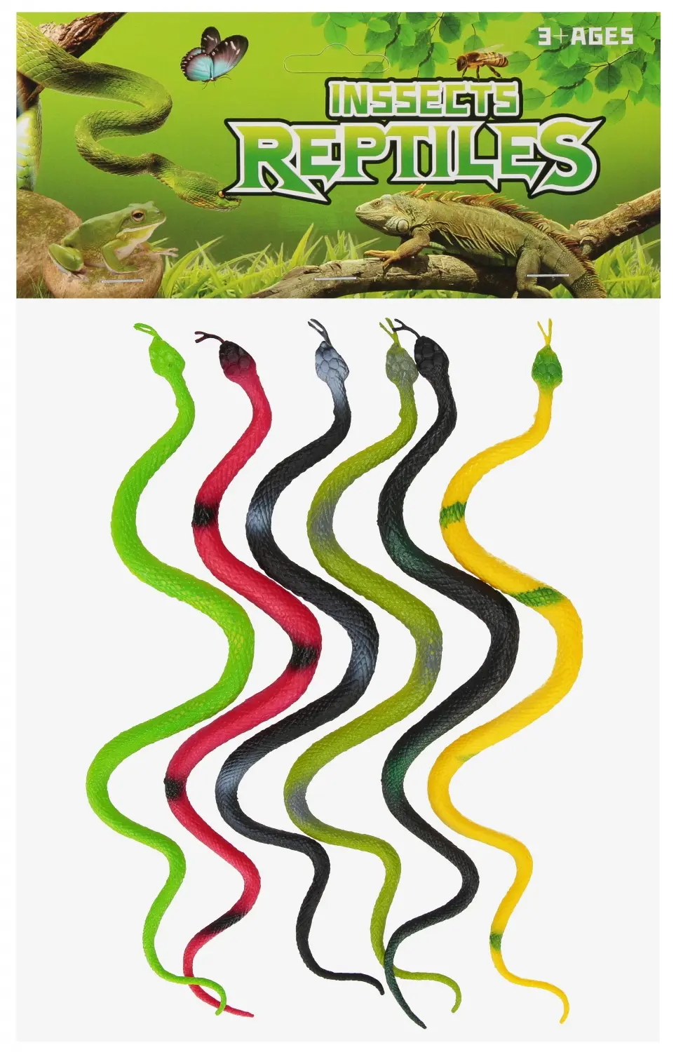 ZwierzĘta Gumowe WĄŻ 6 szt. Mega Creative 570102 - Zabawki