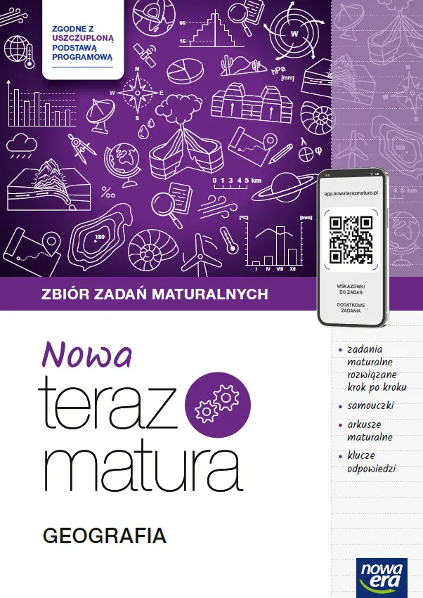 Nowa Teraz matura 2025. Geografia. Zbiór zadań. Zakres rozszerzony - Książki
