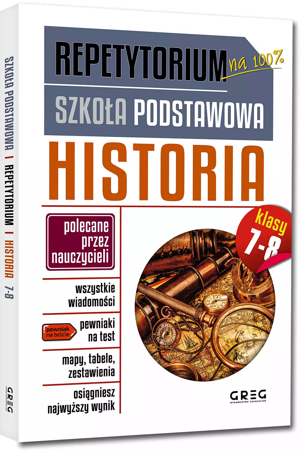 Repetytorium - szkoła podstawowa. Historia, klasy 7-8 - Książki