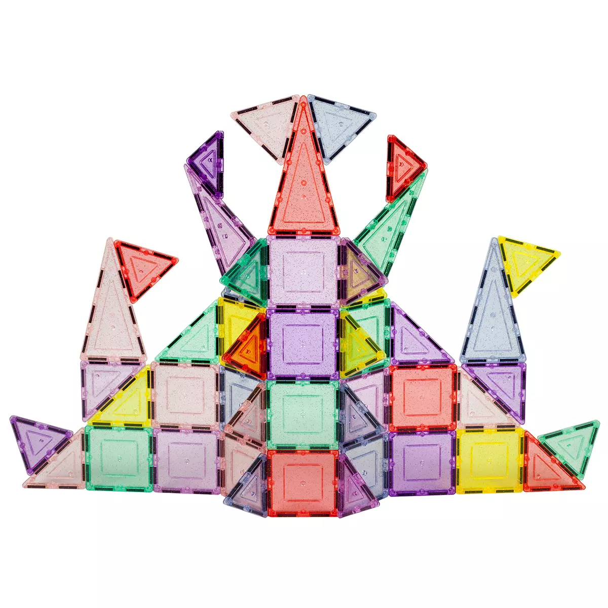 Klocki magnetyczne konstrukcyjne 48el Picasso Tiles duże EDUKACYJNE dzieci - Zabawki