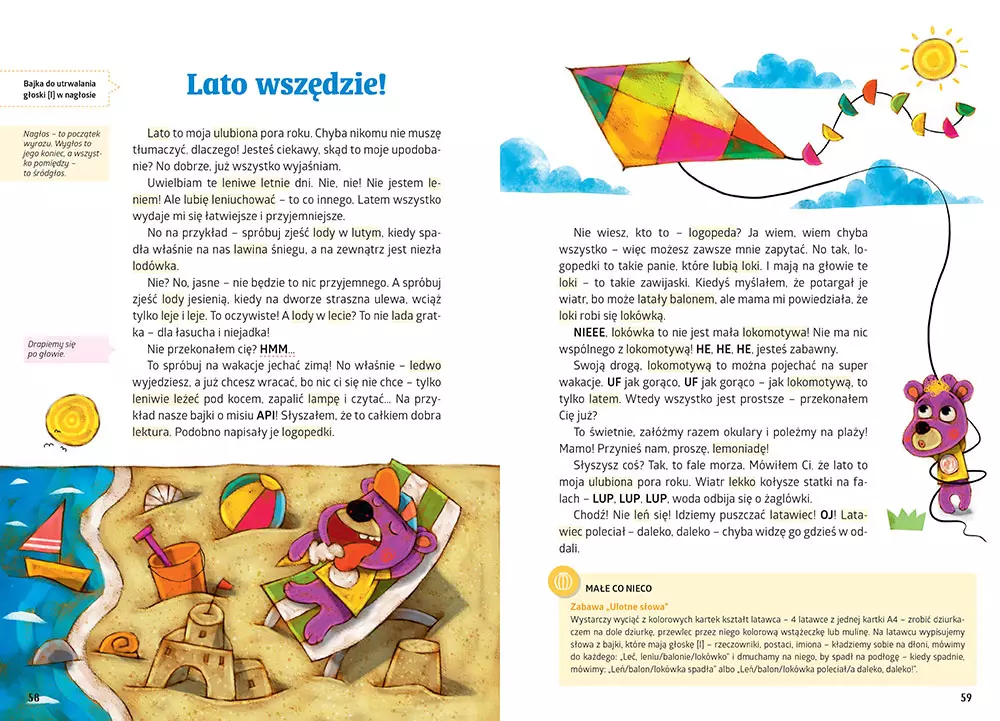 Bajki logopedyczne misia API (2-4 lata) - Książki