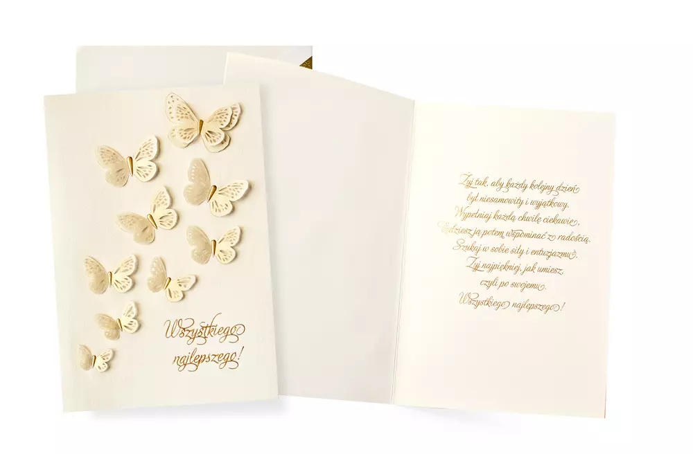 Karnet Wszystkiego najlepszego! - Papiernicze i szkolne