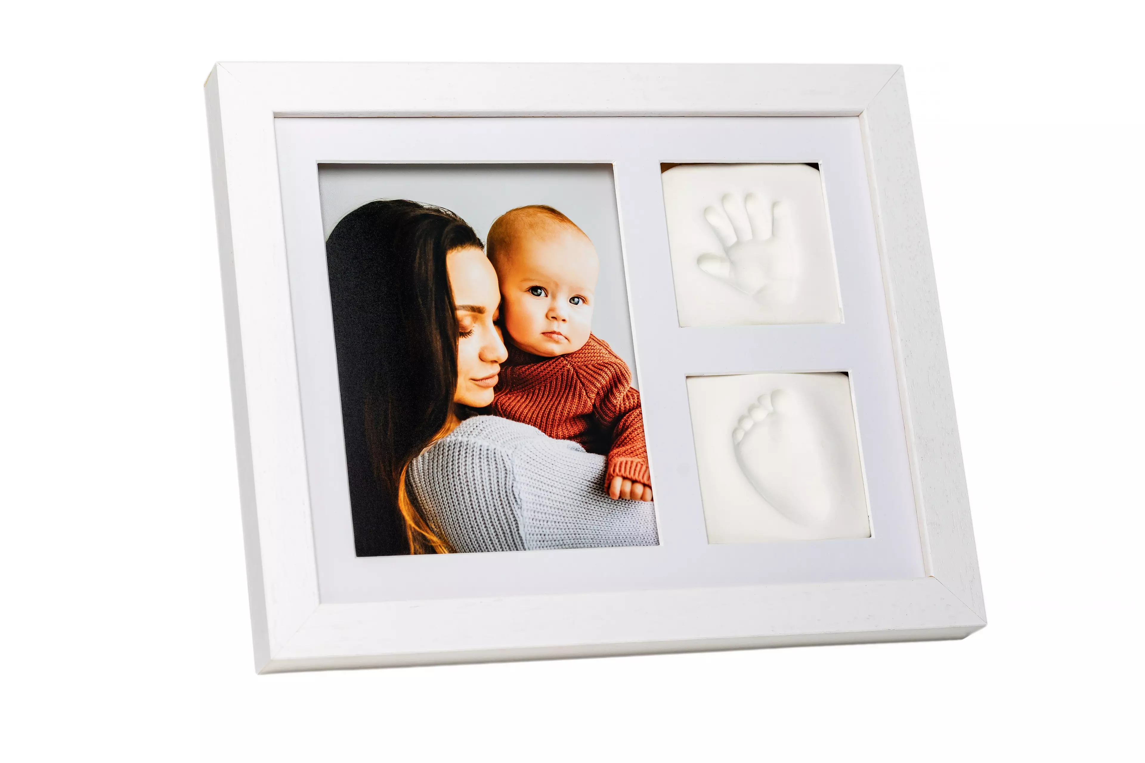 Odcisk Bobasa. Ramka fotogaleria z glinką - Papiernicze i szkolne