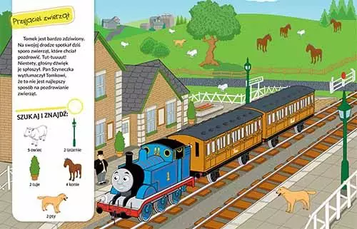 Szukaj i znajdź. Lokomotywy na tropie. Tomek i przyjaciele - Książki
