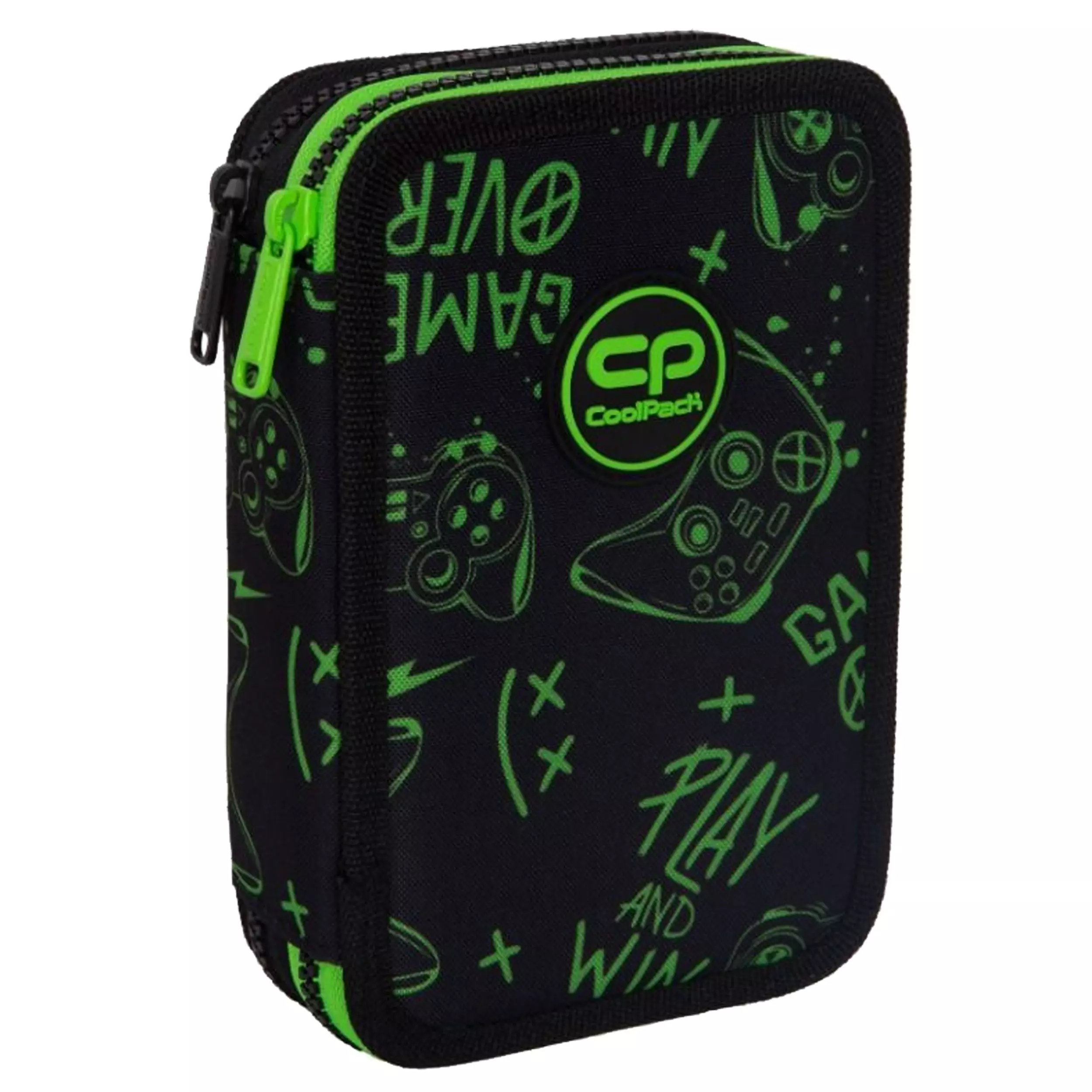 Piórnik 2-komorowy z wyposażeniem Coolpack Jumper 2 game night - Papiernicze i szkolne