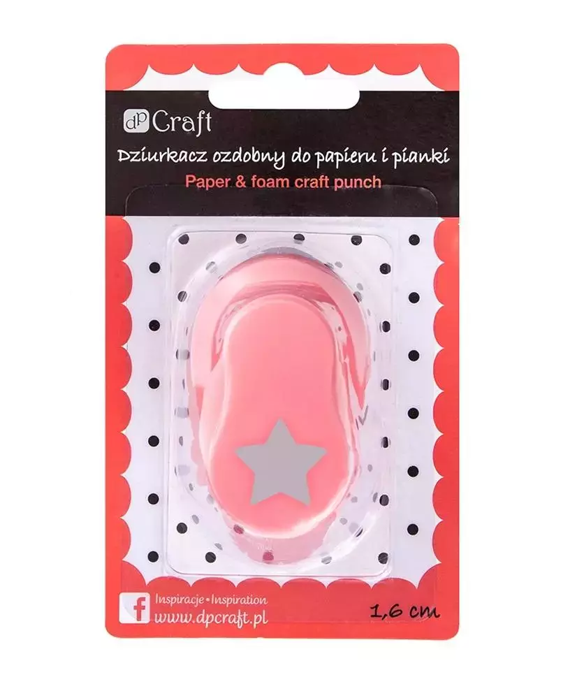 Dziurkacz ozdobny 1,6 cm gwiazda - Papiernicze i szkolne