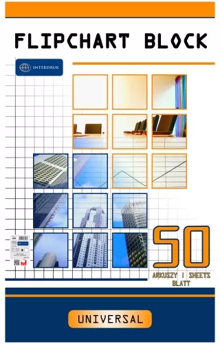 Blok do flipcharta 50 kartek gładkich - Papiernicze i szkolne