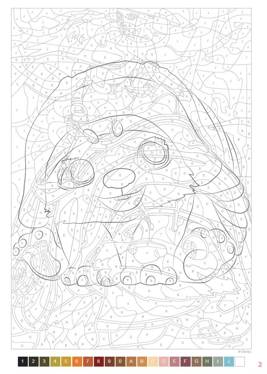 Art therapy. Kolorowanka antystresowa. Disney. Dzieci i dorośli. Iluzje optyczne. Zagadkowe rysunki - Książki