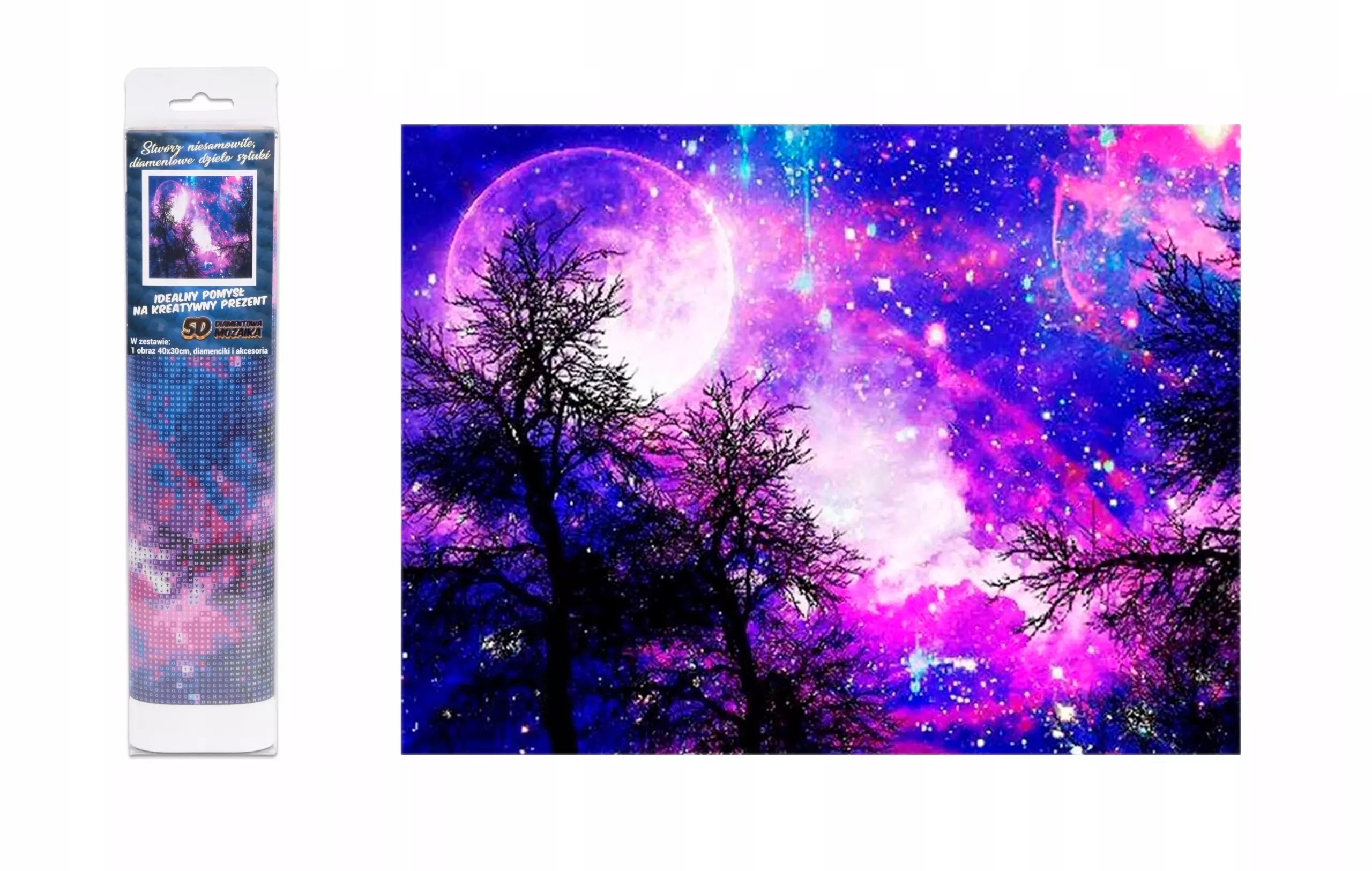 Diamentowa mozaika Niebo 30x40cm 1006979 - Zabawki