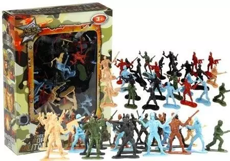 Żołnierzyki duży zestaw militarny - Zabawki