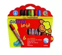 Giotto BeBe, kredki ołówkowe, 6 kolorów