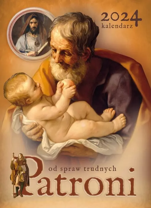 Kalendarz 2024 Ścienny Patroni od spraw trudnych - Książki