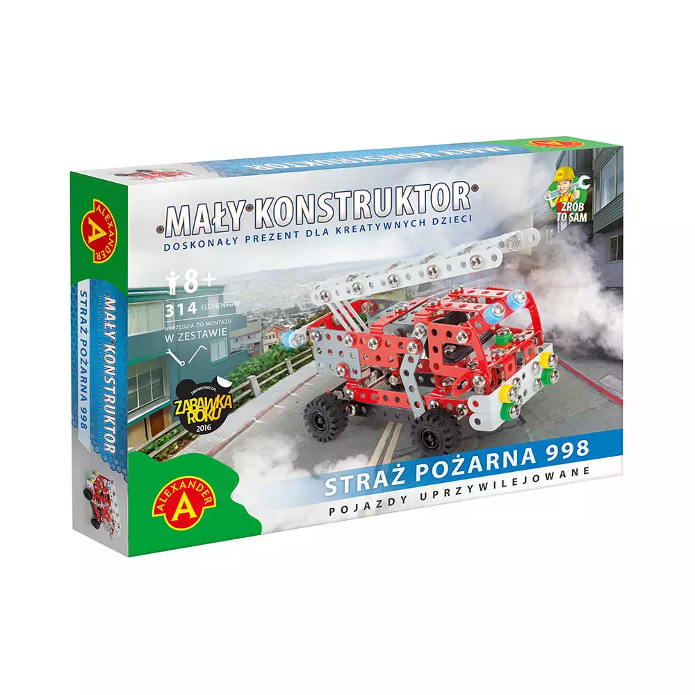 Mały Konstruktor. Straż Pożarna 998 - Zabawki