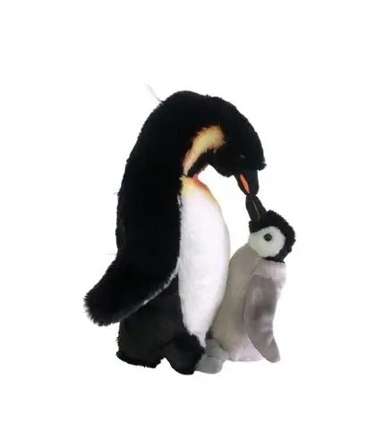 Pingwin z dzieckiem 28cm - Zabawki