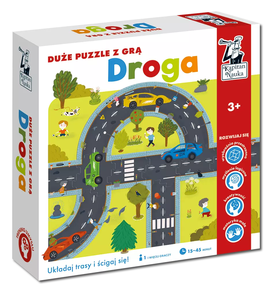Droga. Duże puzzle z grą