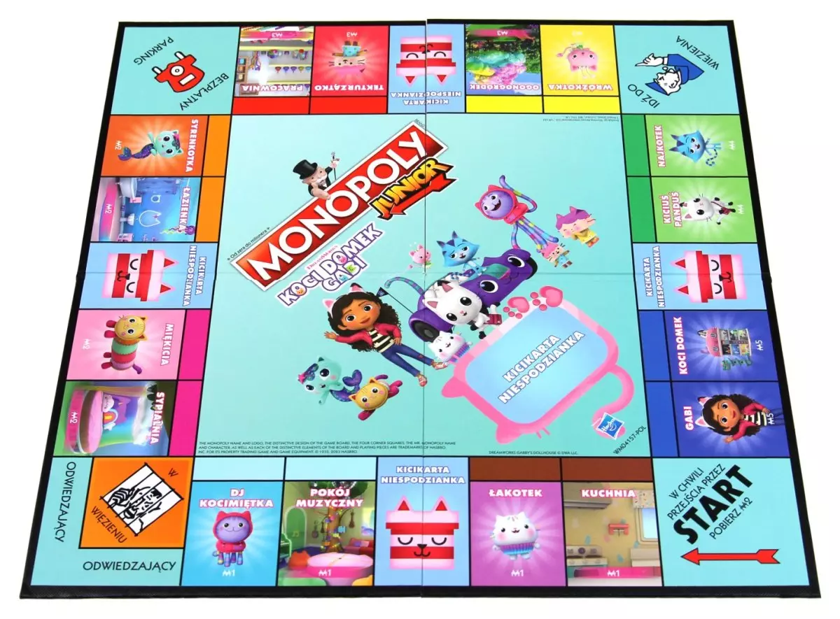 Monopoly Junior Koci Domek Gabi - Gry