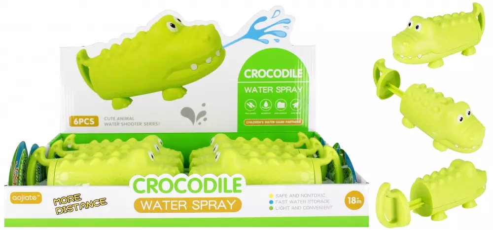 Pistolet Na Wode Krokodyl 18cm Mc Disp 6/72/144 - Zabawki