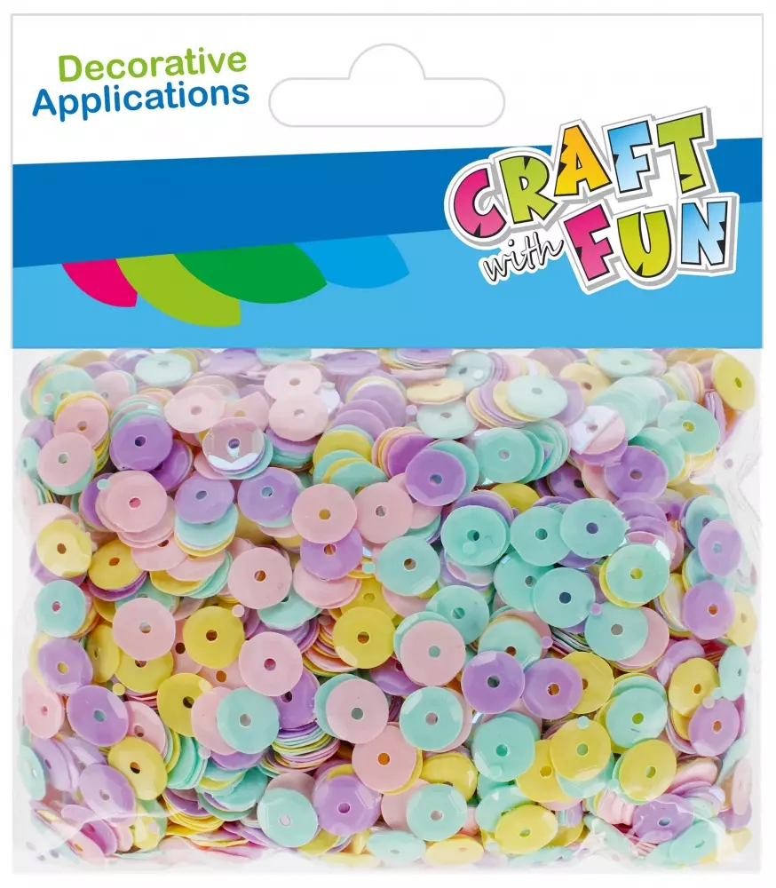 Cekiny Guzik Pastelowy 42,5g Craft with Fun 531732 - Papiernicze i szkolne