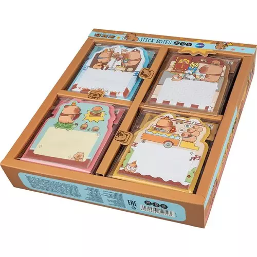 Karteczki samoprzylepne Kapibara x 30k 70*90mm - Papiernicze i szkolne