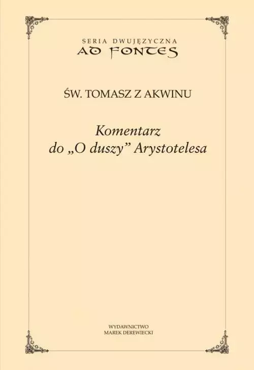 Komentarz do "O duszy" Arystotelesa