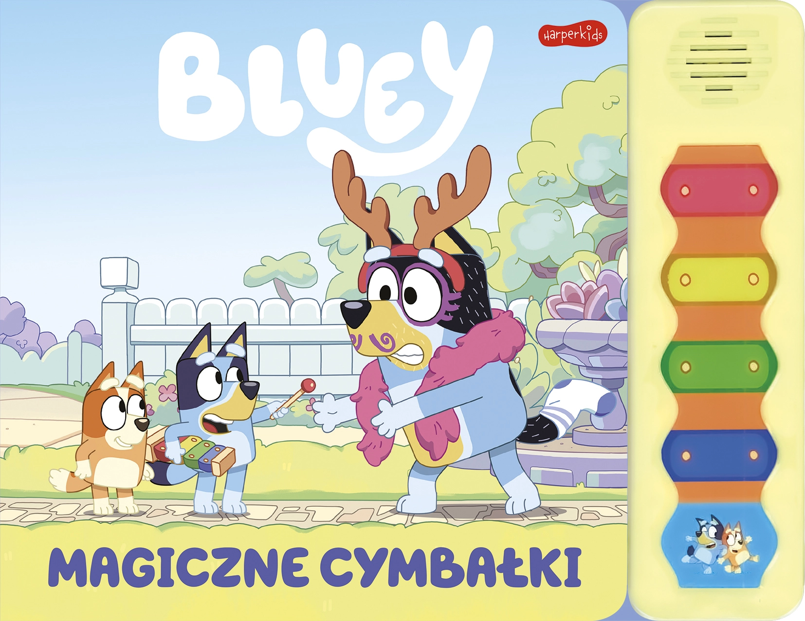 Bluey. Magiczne cymbałki. Książeczka z dźwiękami - Książki