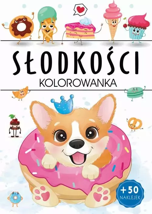 Słodkości kolorowanka - Książki