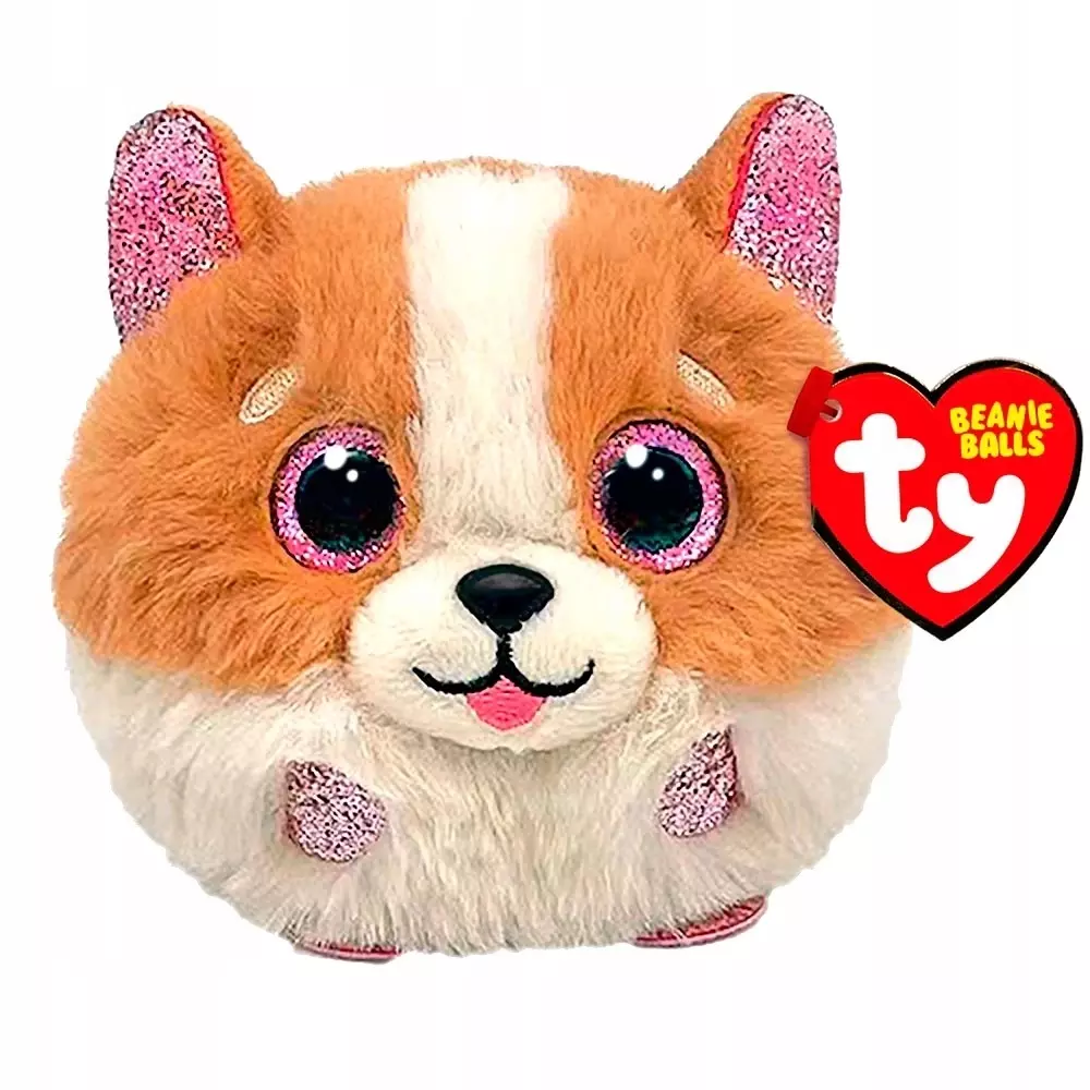 Maskotka TY Beanie Balls TANNER pies biało-brązowy 42538 - Zabawki