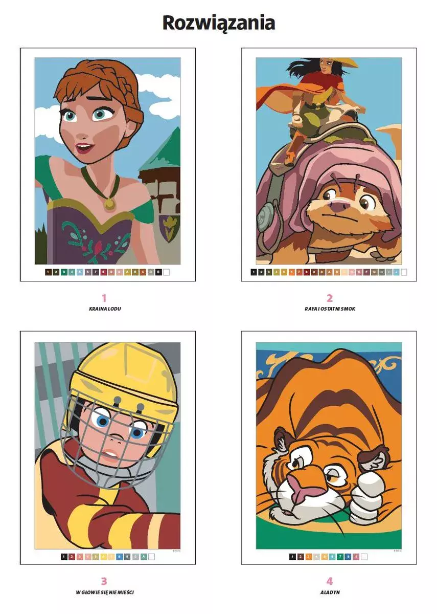 Art therapy. Kolorowanka antystresowa. Disney. Dzieci i dorośli. Iluzje optyczne. Zagadkowe rysunki - Książki