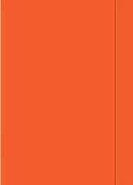 Teczka z gumką A4, pomarańczowa - Papiernicze i szkolne