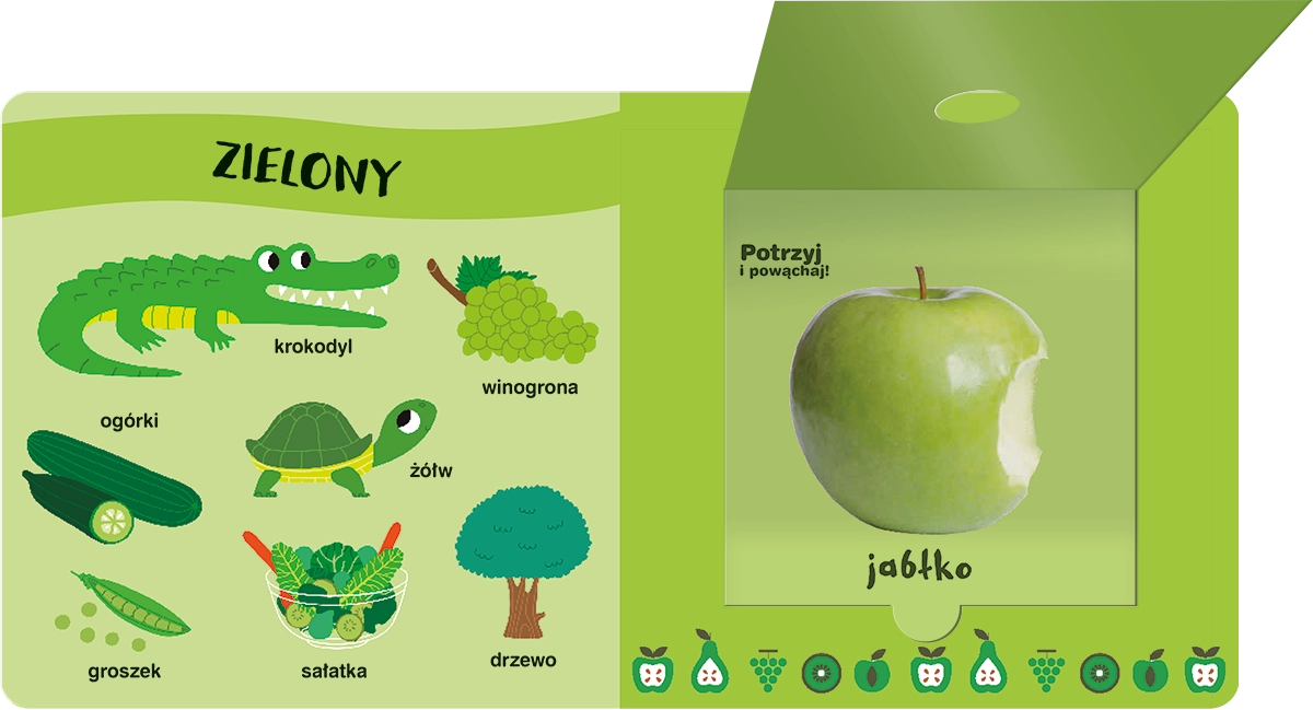Akademia mądrego dziecka. Moja pachnąca książeczka z kolorami. Owoce - Książki