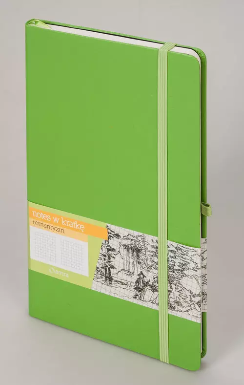 Notes A5 Kratka Romantyzm Zielony ANTRA - Papiernicze i szkolne