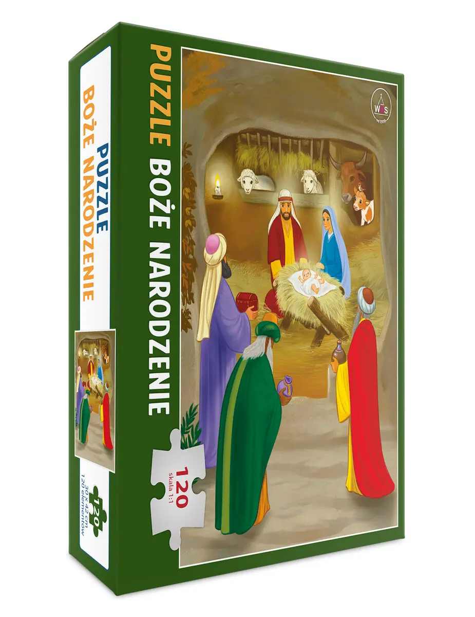 Puzzle 120 elementów. Boże Narodzenie