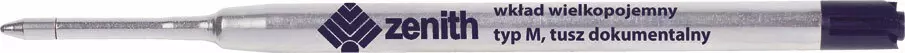 Wkłady do długopisu Zenith, czarny - Papiernicze i szkolne