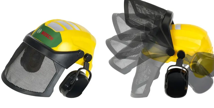 Bosch. Kask z przyłbicą ochronną - Zabawki
