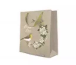 Torebka prezentowa Ptak w pierścieniu, średnia - Papiernicze i szkolne