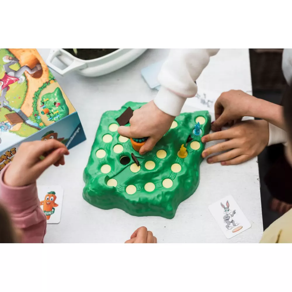 Ravensburger Lotti Karotti Gioco Deluxe Per Festa, 2-4 Giocatori, Dai 4 Anni