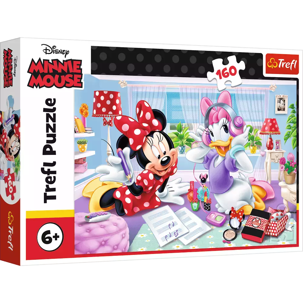 Puzzle 160 elementów. Minnie. Dzień z przyjaciółką - Puzzle