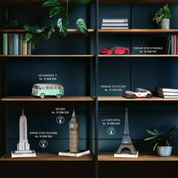 Puzzle 3D 243 elementy. Iconics. Wieża Eiffla - Puzzle