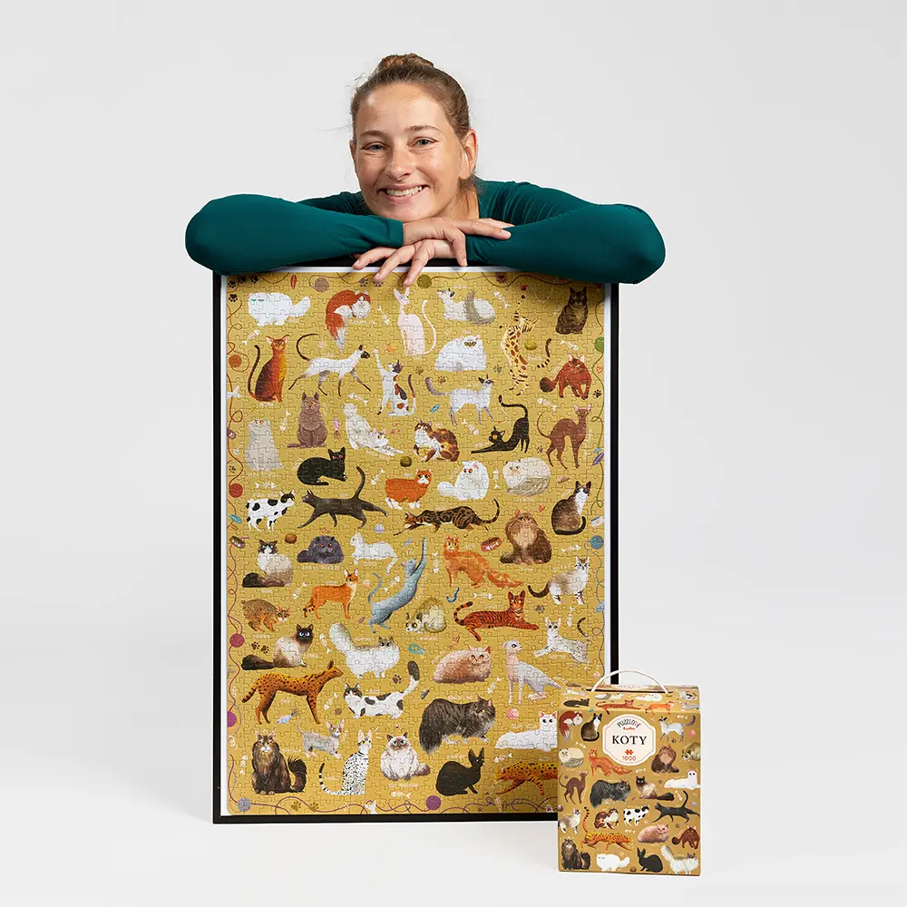 Puzzlove CzuCzu 1000 elementów. Koty - Puzzle