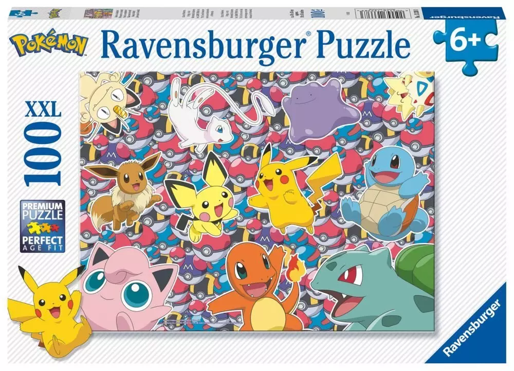 Ravensburger Pokemon Jigsaw Puzzles for Kids Age 6 Years Up - XXL 100 Piece - Puzzle