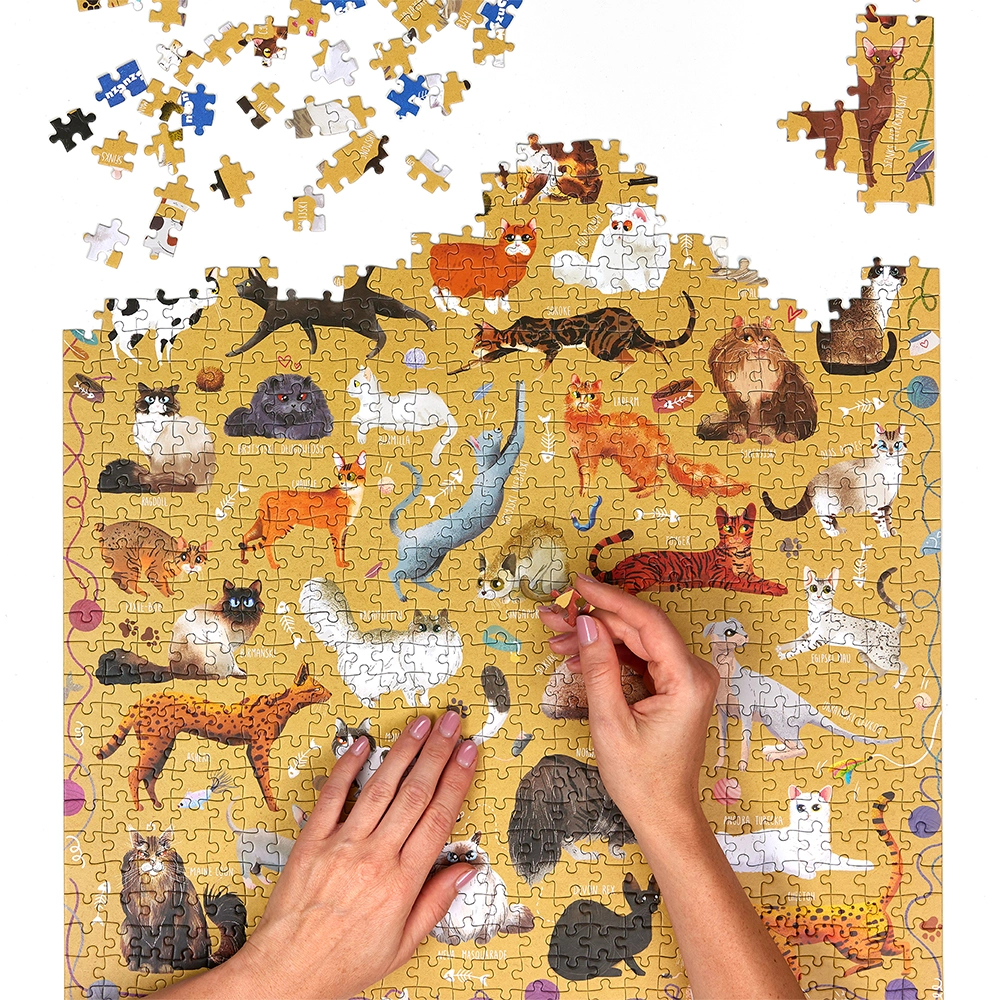 Puzzlove CzuCzu 1000 elementów. Koty - Puzzle