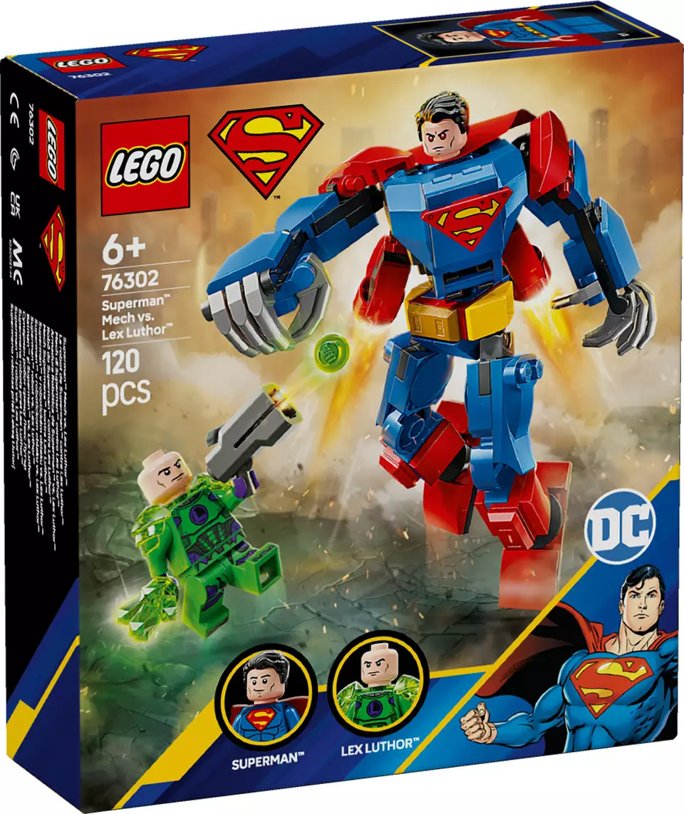 LEGO Super Heroes Mech Supermana kontra Lex Luthor 76302 - Zabawki
