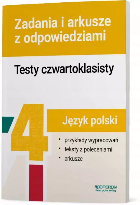 Język polski. Testy czwartoklasisty. Zadania i arkusze - Książki